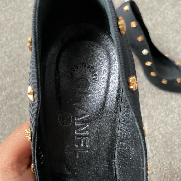 Chanel Lucky Charms Peep Toe Heels - Picture 6 of 7